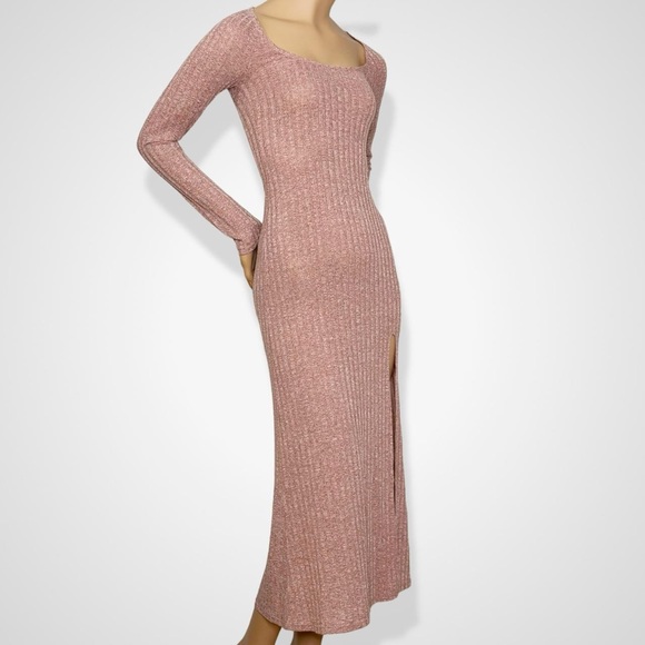 REFORMATION Lemon Knit Dress - Salmon - Picture 5 of 7